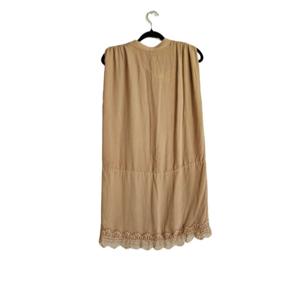 Women's Haute Hippie Silk Sleeveless Dress in Nude Size S - Picture 2 of 6